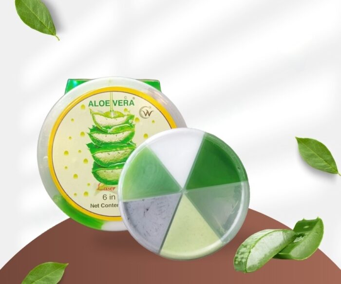 Natural 6 in 1 aloe vera facial combo kit ( 500 ml)
