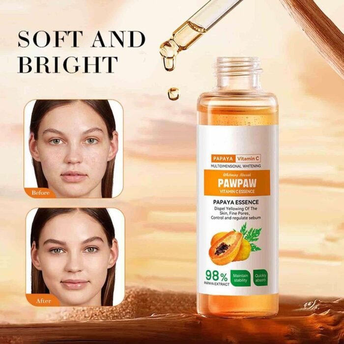 BIOAQUA PAW PAW VITAMIN C ESSENCE PAPAYA EXTRACT BRIGHTENING ANTI OXIDATION DEEP HYDRATION MOISTURIZING SERUM