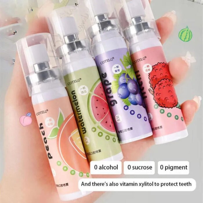 BOAE MOUTH SPRAY (peach+Grape+Watermelon+Liechi Flavour )