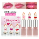 ( ৩ পিসের সেট ) Jelly Dried Flower Color Changing Lip Balm