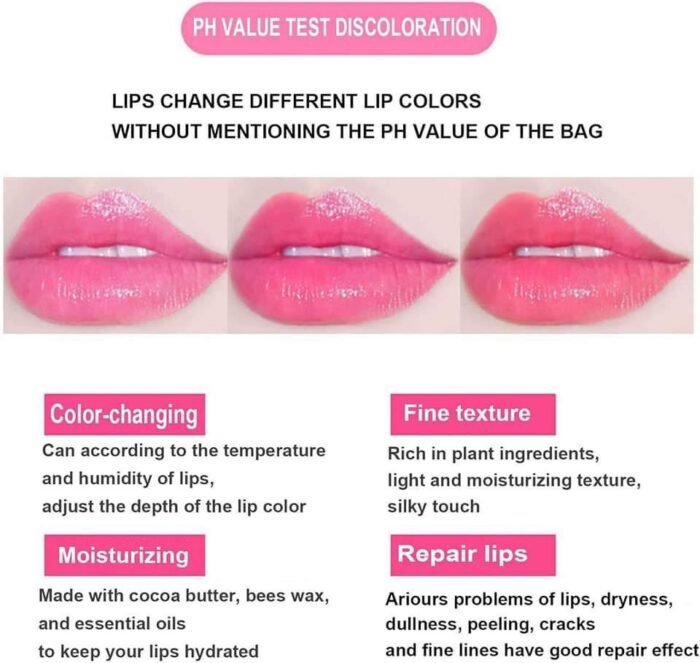 ( ৩ পিসের সেট ) Jelly Dried Flower Color Changing Lip Balm - Image 4