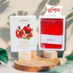 4pis Pomegranate peeling soap for face