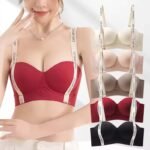 Fashion Letter Strap Wireless Bra ৪. Premium Quality Seamless Bra