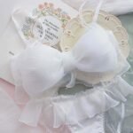 Ethereal Butterfly Garden Pastel Mesh Maxi Slip Dress with Ruffle Trim