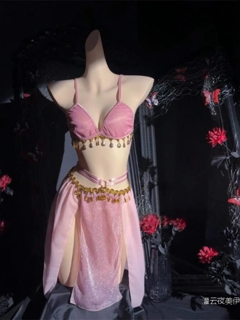 Azure Garden Botanical Print Satin Cami & Ruffle Shorts Sleepwear Set