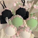 Vintage Bloom Teal Floral Satin Cami & Ruffle Shorts Sleepwear Set