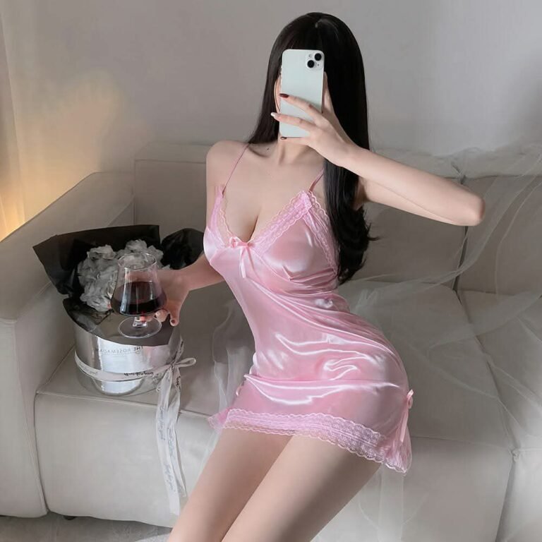 Ethereal Angel White Sheer Mesh Off-Shoulder Babydoll with Scalloped Lace