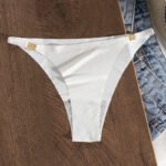 Seductive Scalloped Floral Lace Waist Thong Lingerie - Multi-Color Pack - Image 4